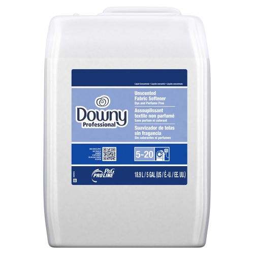 P&G ProLine Downy Professional Fabric Softener, Unscented, Closed Loop, 5 Gallon